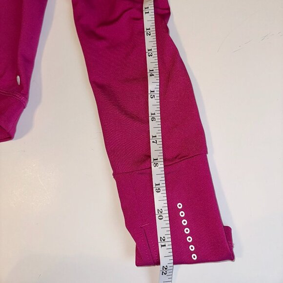 Layer 8 Women’s Quarter Zip Athletic Top Fuchsia Size Medium Moisture-Wicking - Picture 8 of 8